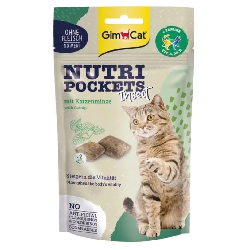 GimCat Nutri Pockets Insect with Catnip