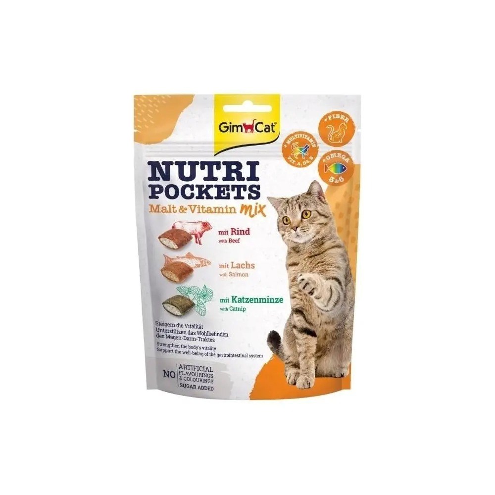 GimCat Nutri Pockets Malt & Vitamin