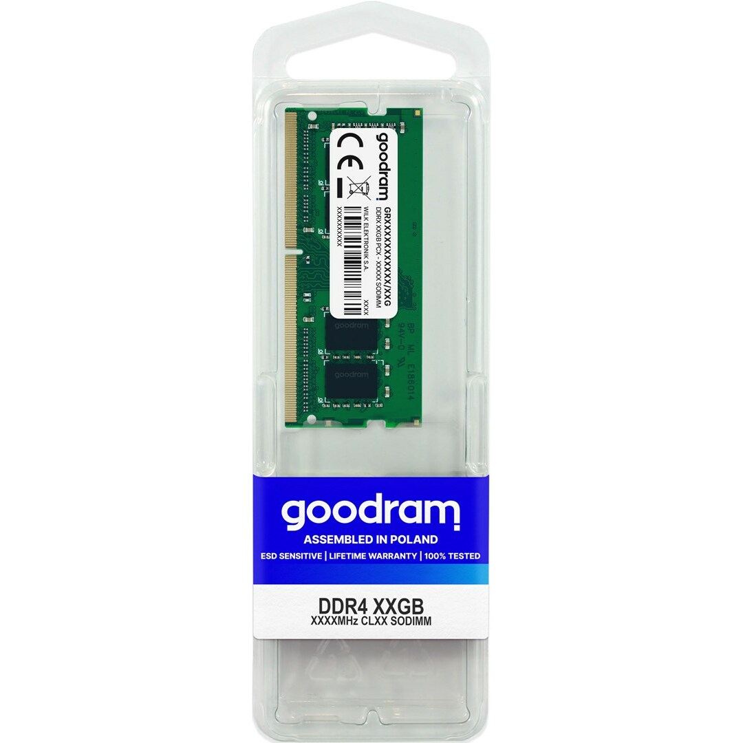 GOODRAM  Memory DDR4 SODIMM 8GB/3200 CL22