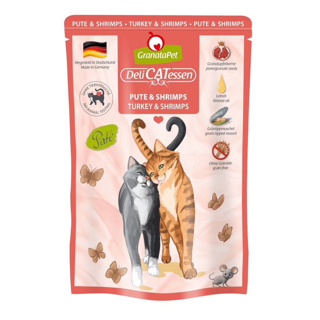 GranataPet DeliCATessen Turkey and shrimps -