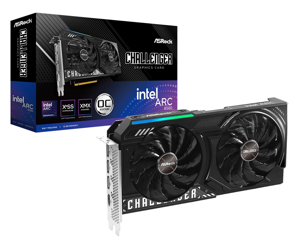 ASRock  Graphics card B580 CHALLENGER 12G