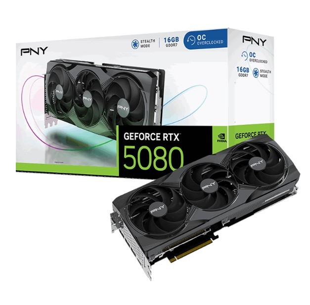 PNY  Graphics card GeForce RTX5080 OC