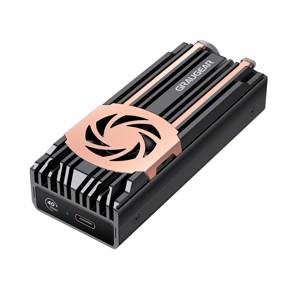 GRAUGEAR  G-M2U4-40G-F storage drive enclosure SSD