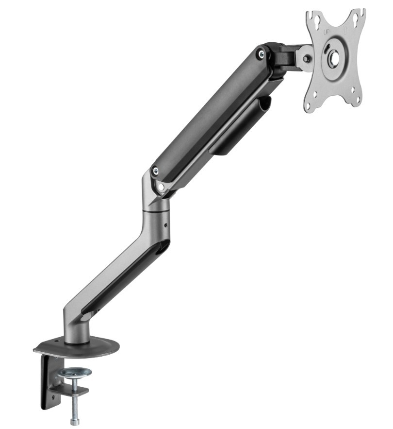 Gembird  Gray adjustable desk arm monit