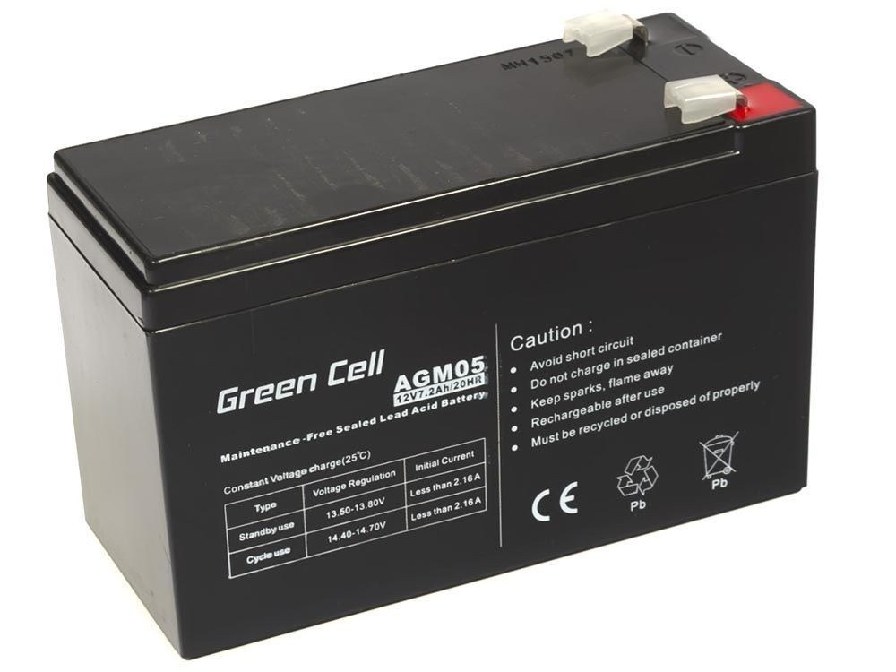 GREEN CELL AGM 12V 7.2Ah