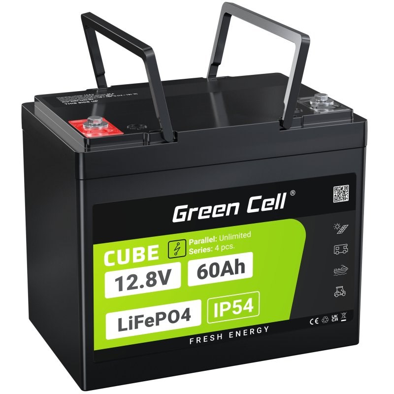 GREEN CELL  LFPGC12V60AH UPS battery Lithium