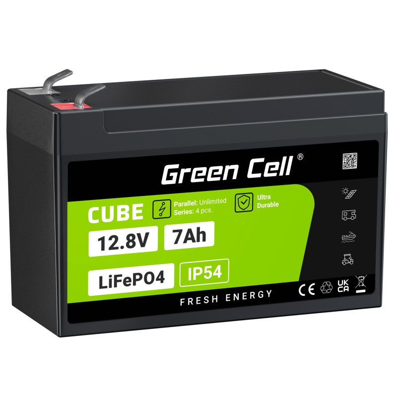GREEN CELL  LFPGC12V7AH UPS battery Lithium