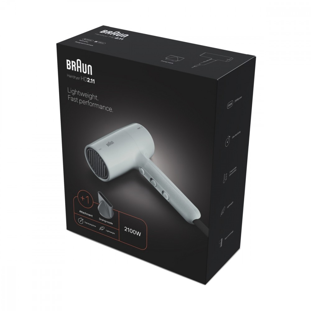 Braun  Hair dryer 2100W HD211E |