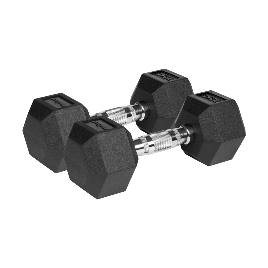 Rebel Hantle żeliwne gumowane HEX 2x7