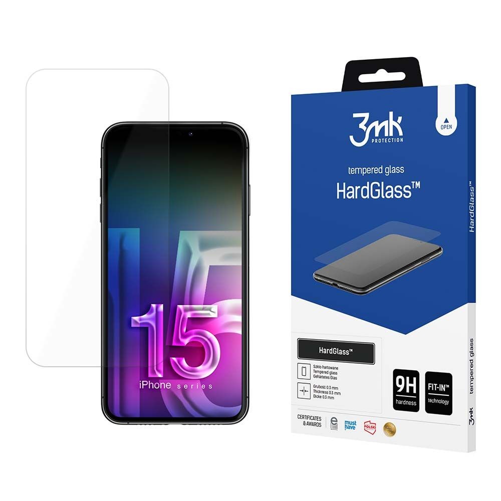 3MK  HardGlass iPhone 15 Pro Max