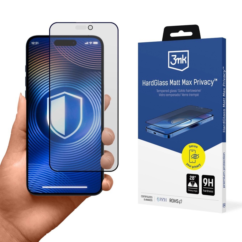 3MK HardGlass privacy Matt iPhone 18