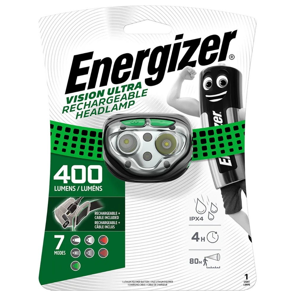 ENERGIZER HEADLAMP VISION ULTRA 400 LUMENS
