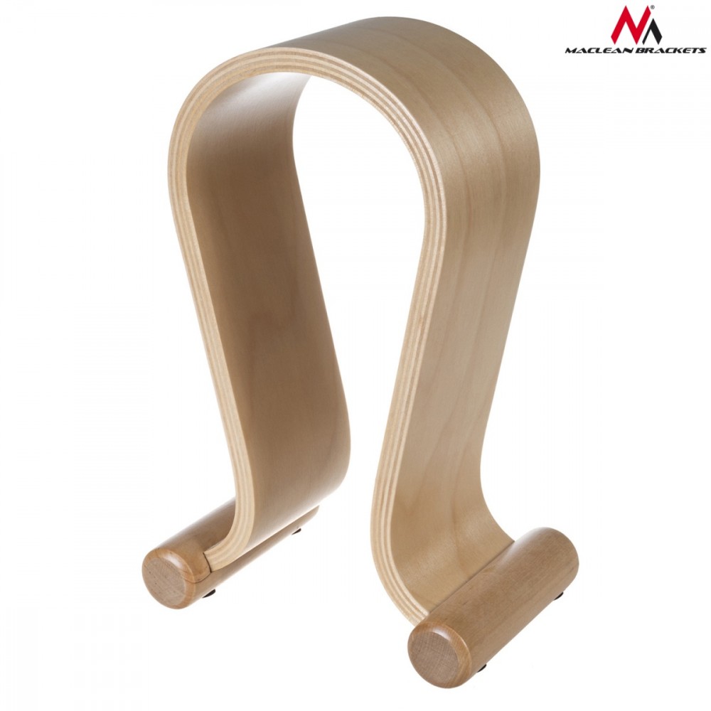 Maclean  Headphones Stand Wooden Light Oak