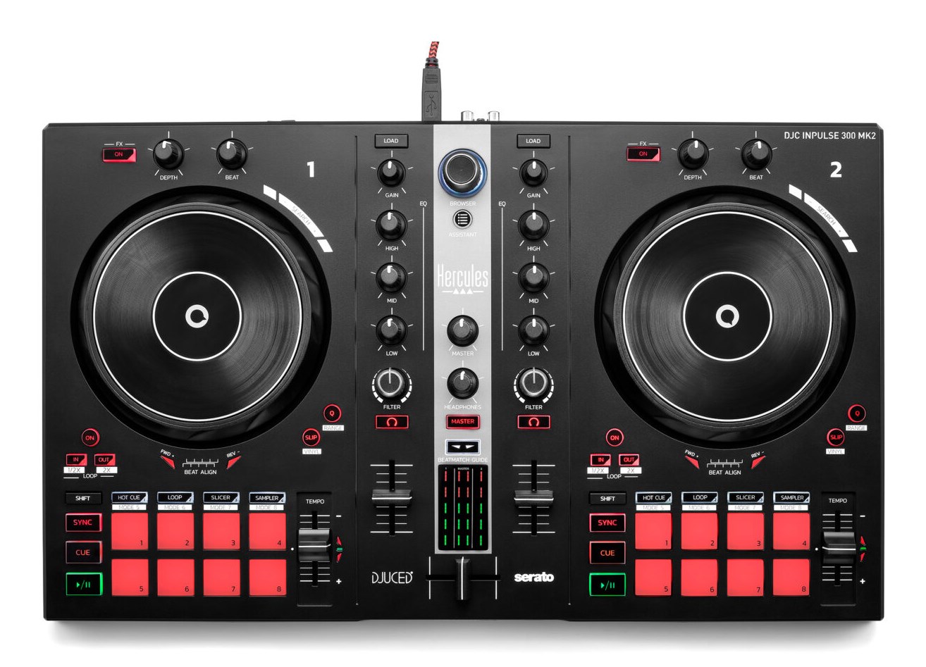 Hercules INPULSE 300 MK2 Vinyl scratcher