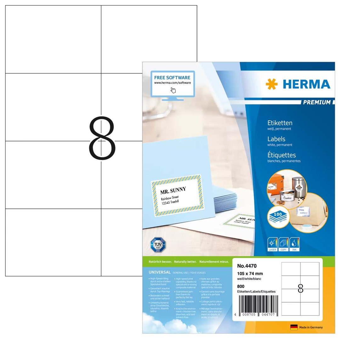 No name HERMA Labels Premium A4