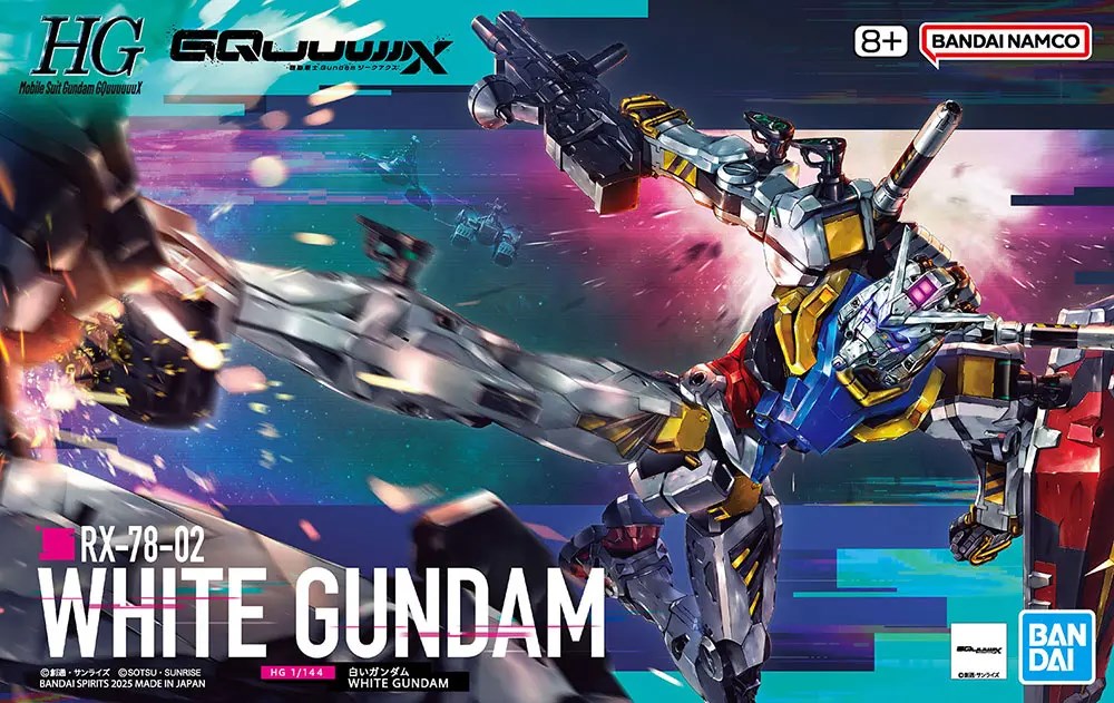 GUNPLA HGGQ 1/144 RX-78-02 WHITE GUNDAM