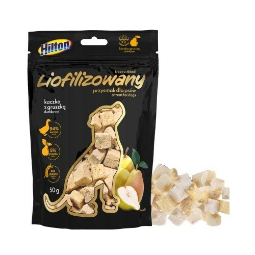 Hilton Freeze-dried treats with duck and