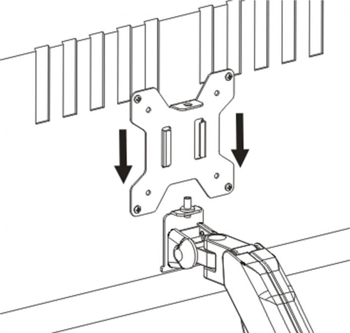 ART HOLDER FOR 1 LED/LCD MONITOR