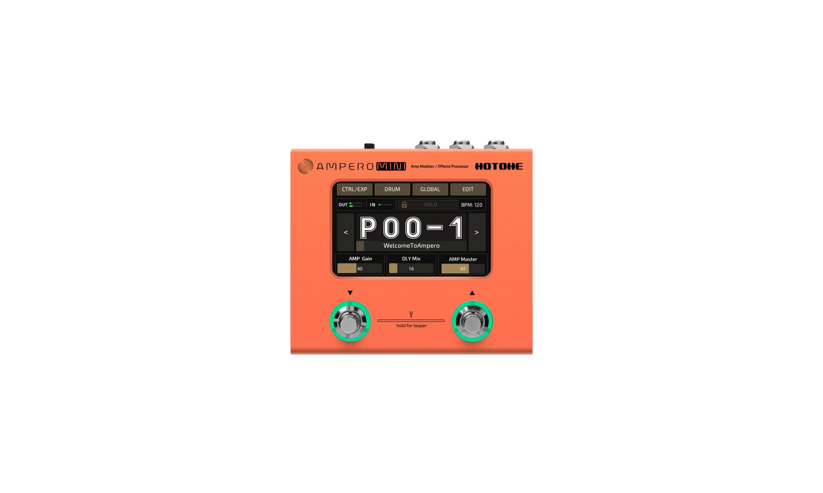 Hotone  Ampero Mini (Orange) - multiefekt
