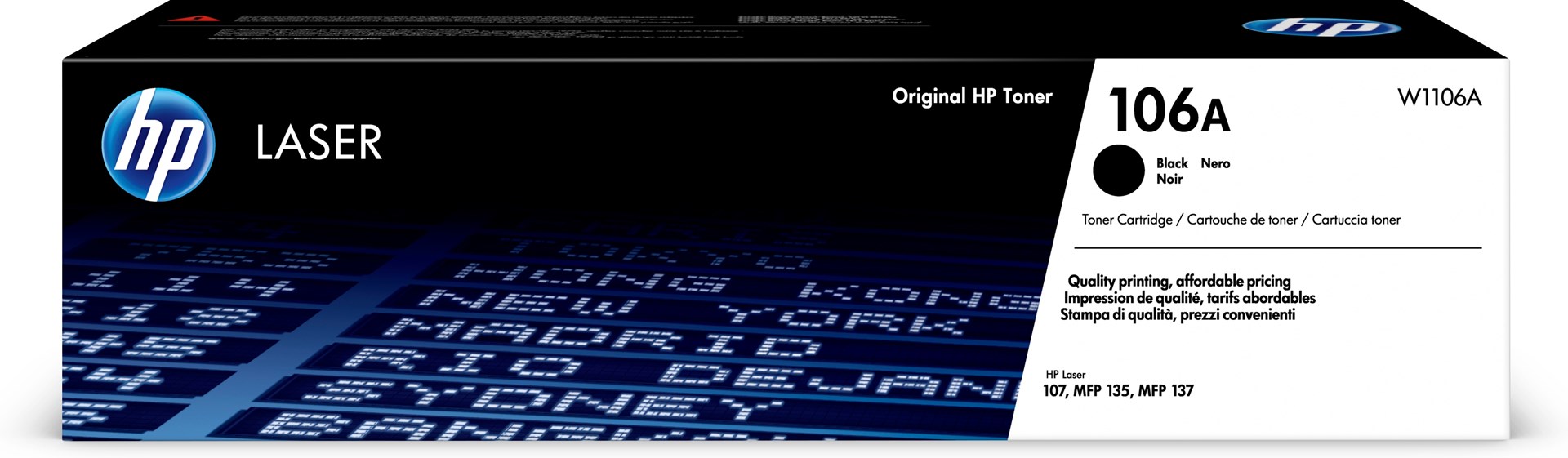 Hewlett-Packard HP 106A Black Original Laser