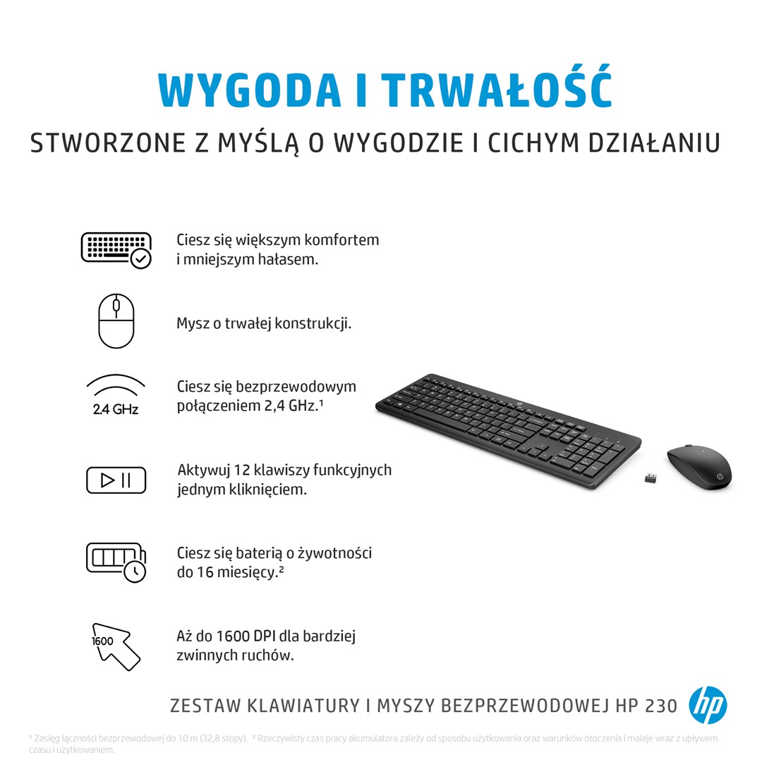 Hewlett-Packard HP 230 Wireless Mouse and