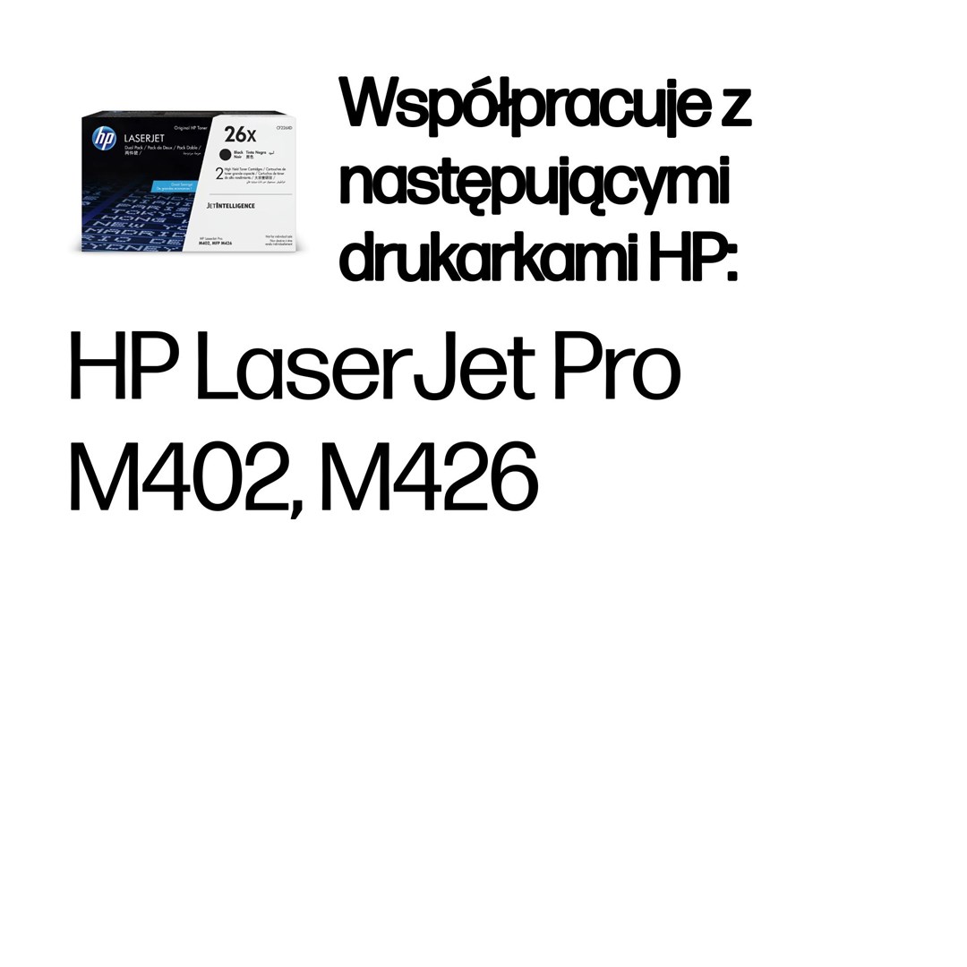 Hewlett-Packard HP 26X 2-pack High Yield