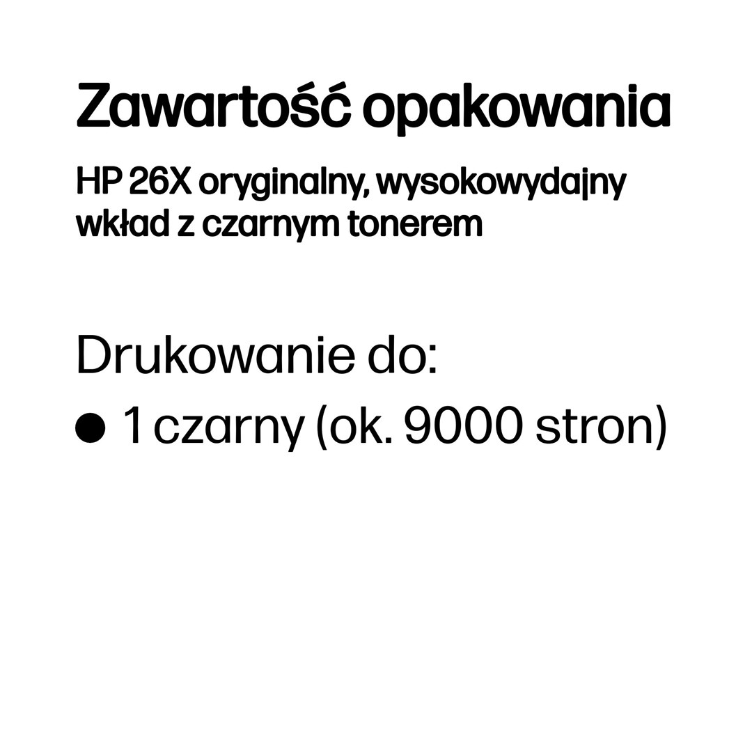 Hewlett-Packard HP 26X High Yield Black