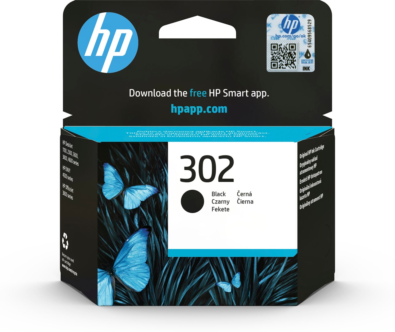 Hewlett-Packard HP 302 Black Original Ink
