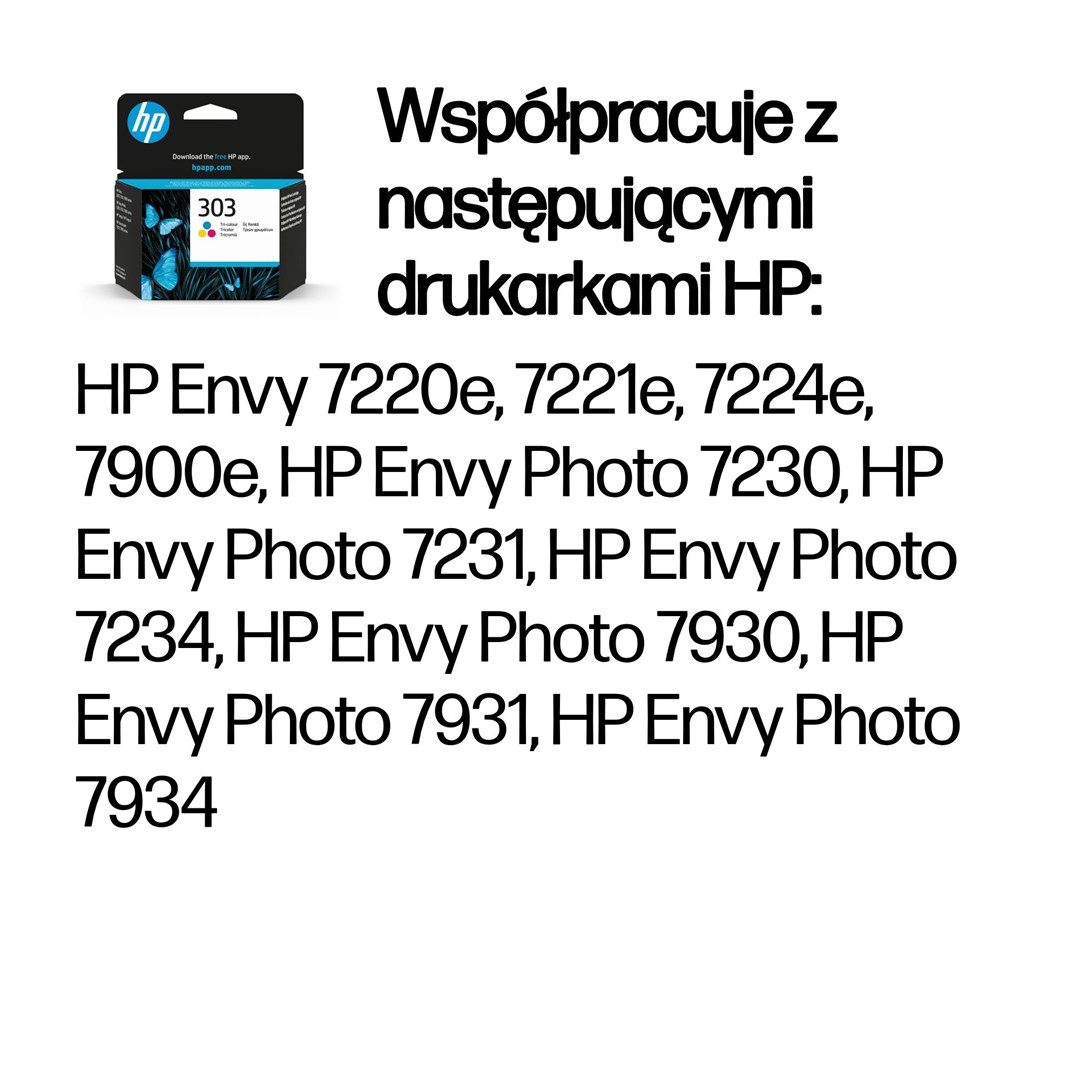 Hewlett-Packard HP 303 Tri-color Original Ink