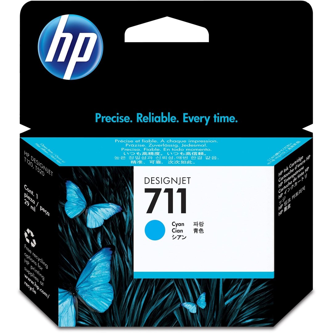 Hewlett-Packard HP 711      Cyan                Tintenpatrone |