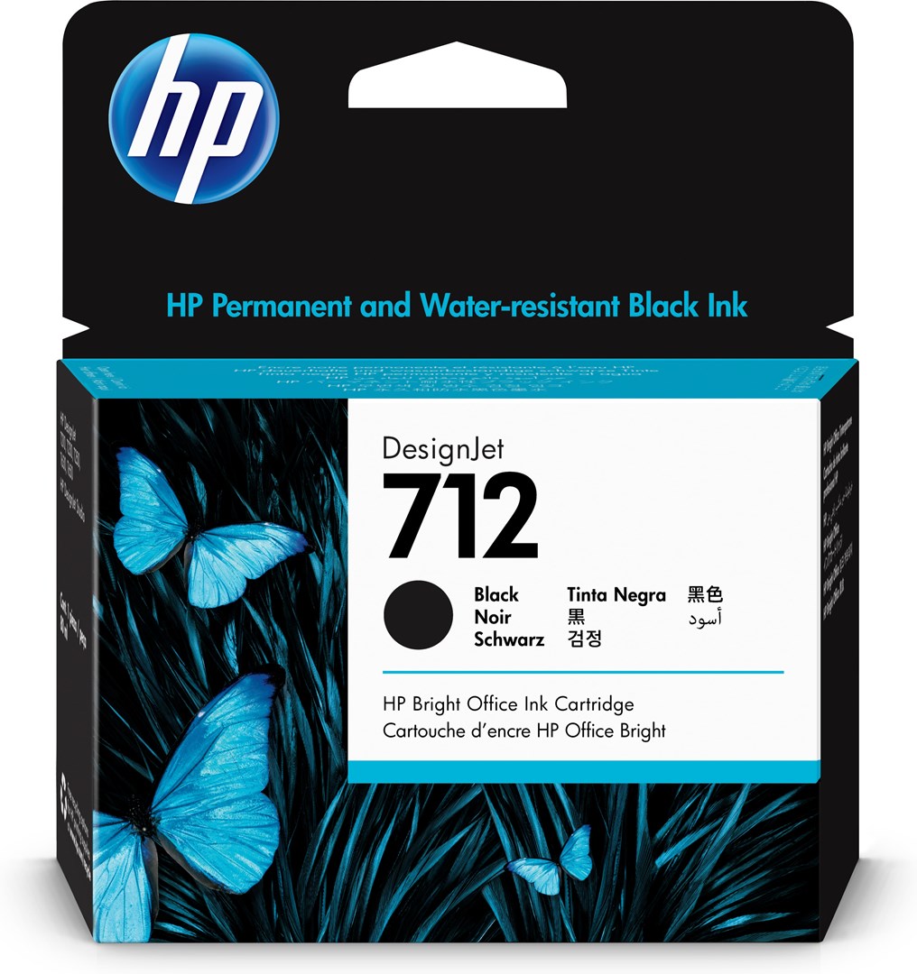 Hewlett-Packard HP 712 80-ml Black DesignJet