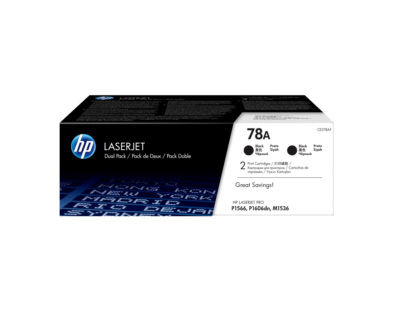 Hewlett-Packard HP 78A 2x Schwarz LaserJet