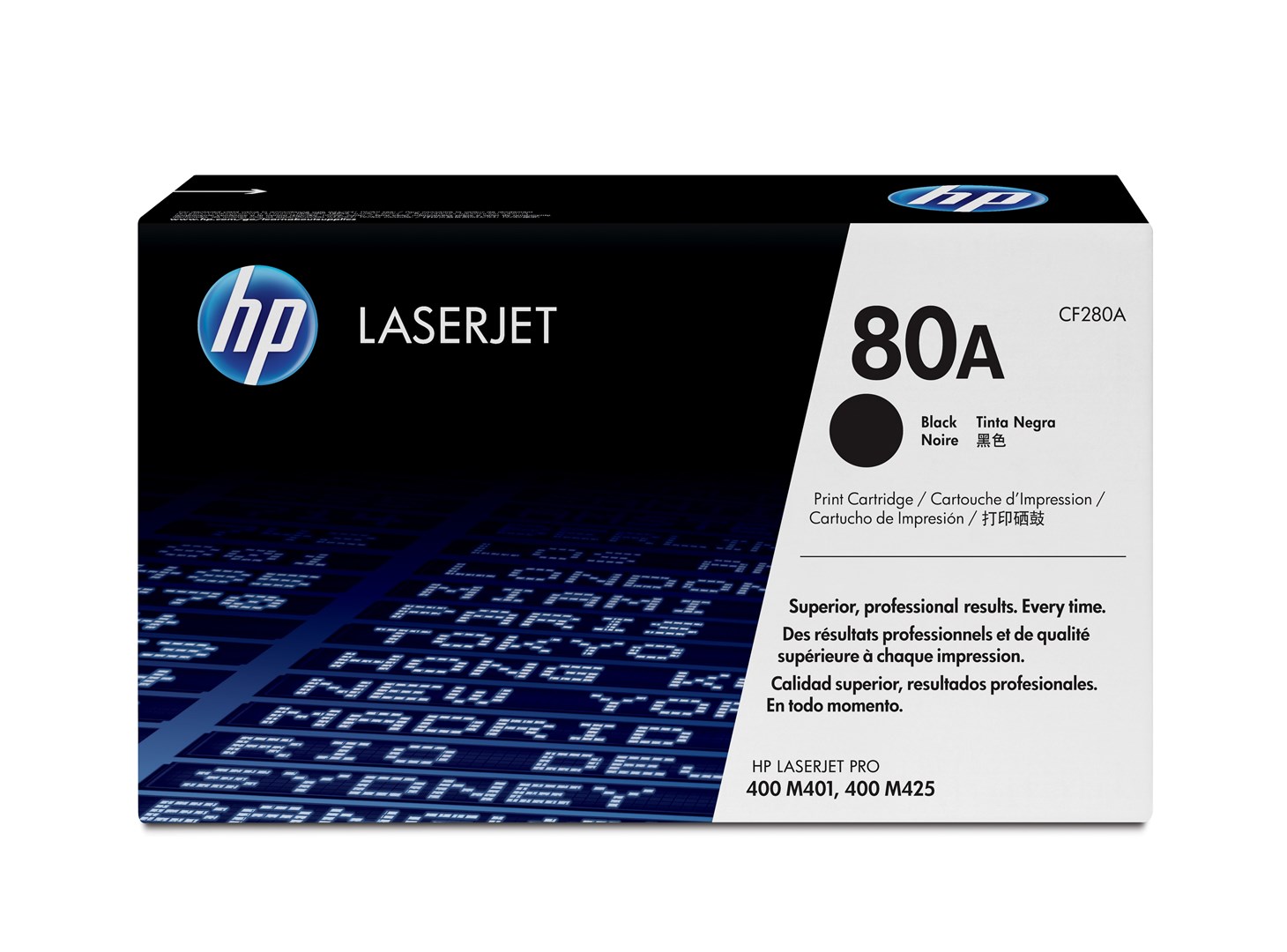 Hewlett-Packard HP 80A - sort -