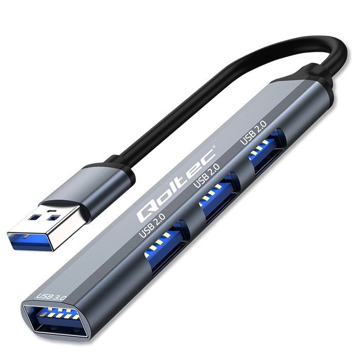 Qoltec  HUB adapter USB 3.0