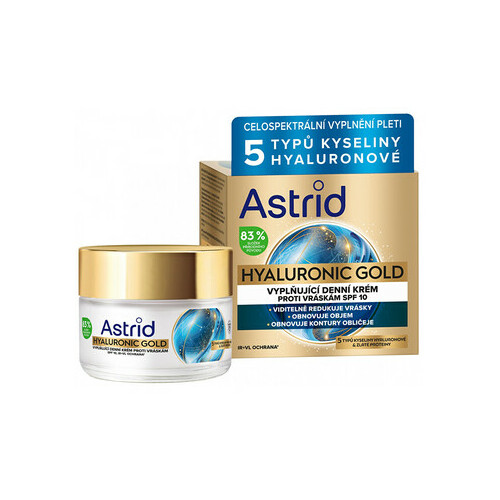 Astrid Hyaluronic Gold Cream SPF 10