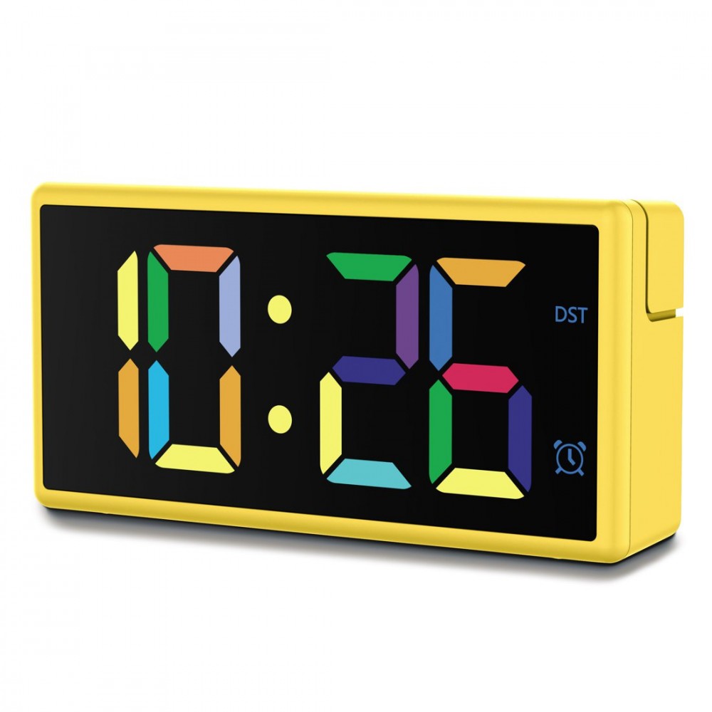 Hama  ibiza digital alarm clock yellow