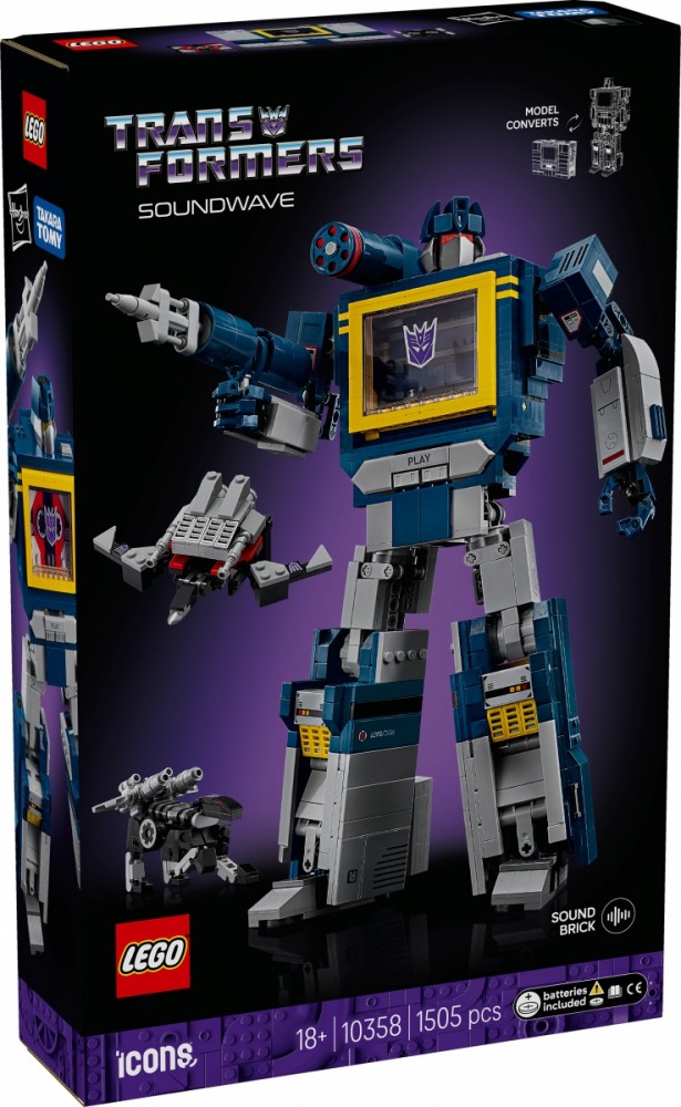 LEGO  Icons 10358 Transformers: Soundwave |