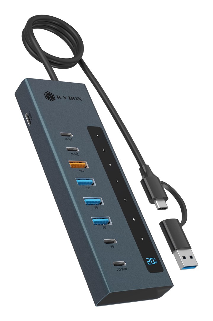RAIDSONIC ICY BOX 9-in-1 hub with