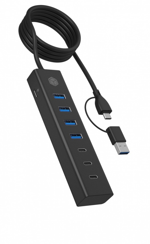 IcyBox  ICY BOX IB-HUB1737-C3 7-Port USB