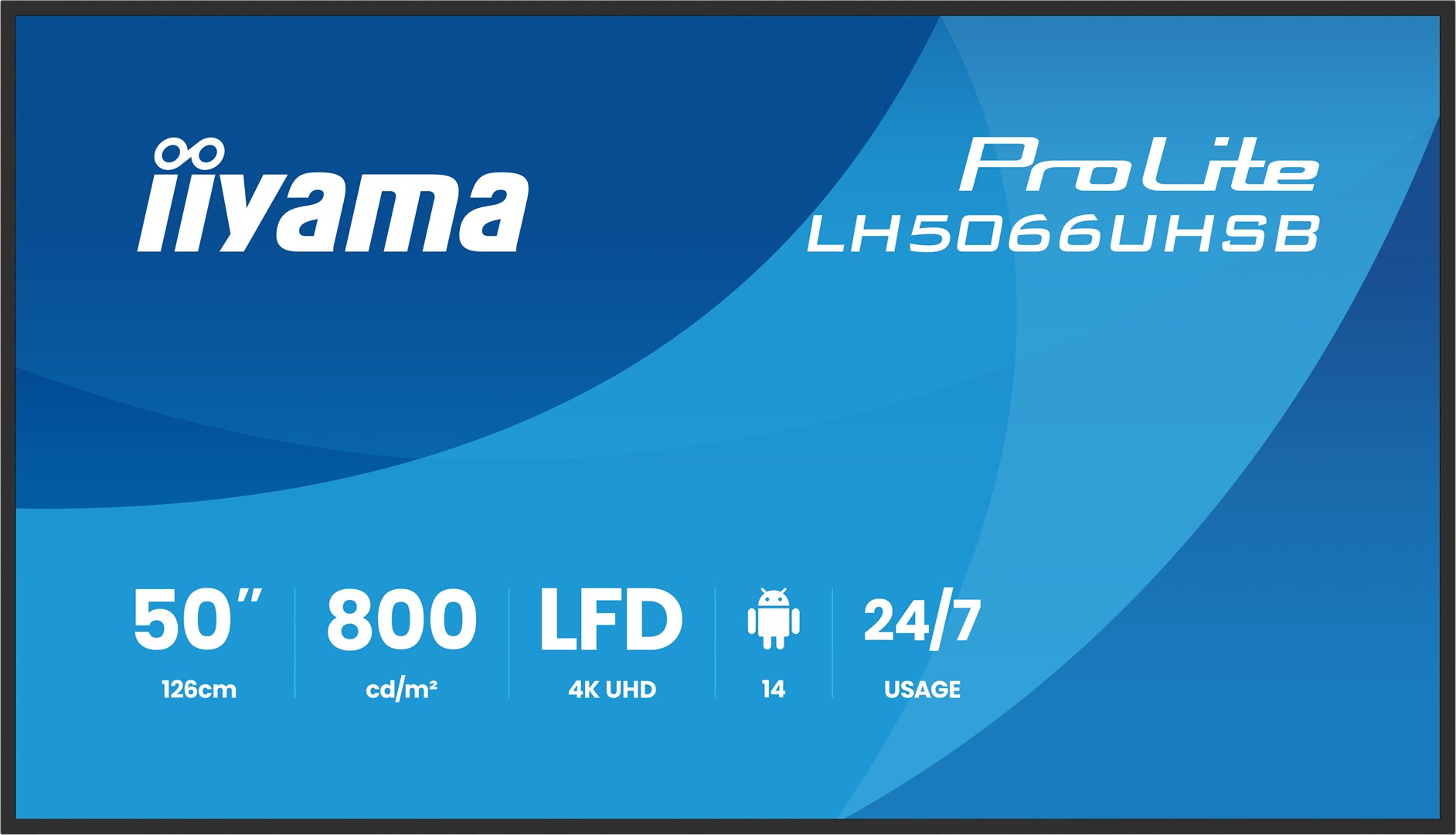 IIYAMA LH5066UHSB-B1AG Signage Display Digital signage