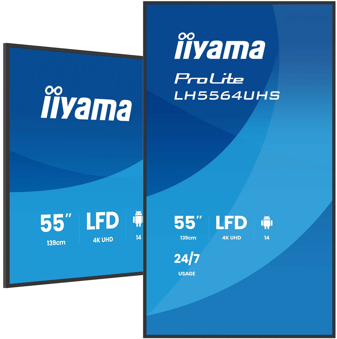 IIYAMA LH5564UHS-B1AG Signage Display Digital signage