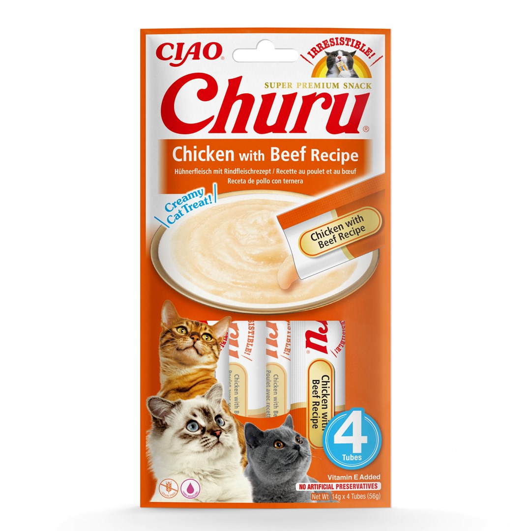 INABA  Churu Chicken with Beef Recipe