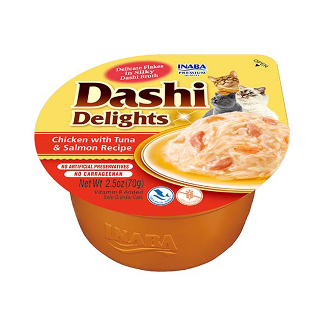 INABA  Dashi Delights chicken tuna &