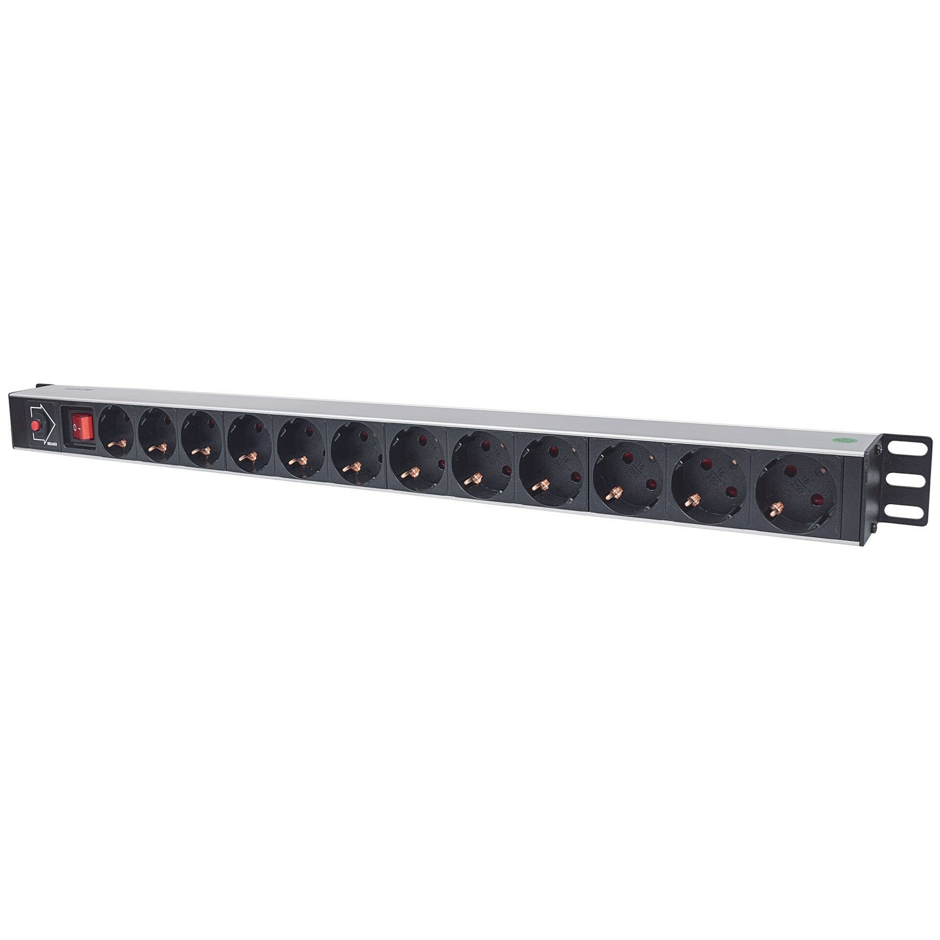 Intellinet  Vertical Rackmount 12-Output Power Distribution