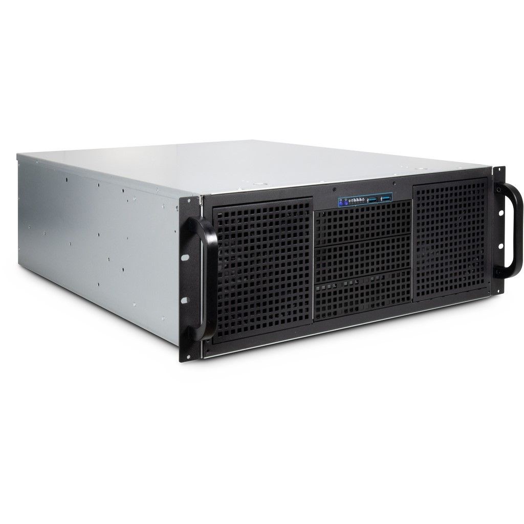 INTER-TECH 4U 40255 Rack Black, Grey