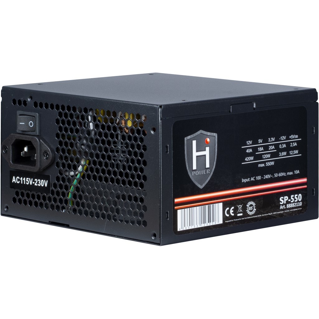 INTER-TECH HIPOWER SP-550 power supply unit