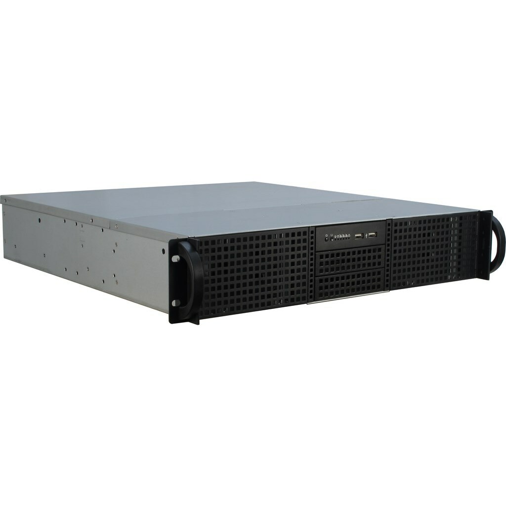 INTER-TECH  IPC 2U-20248 Rack Black |