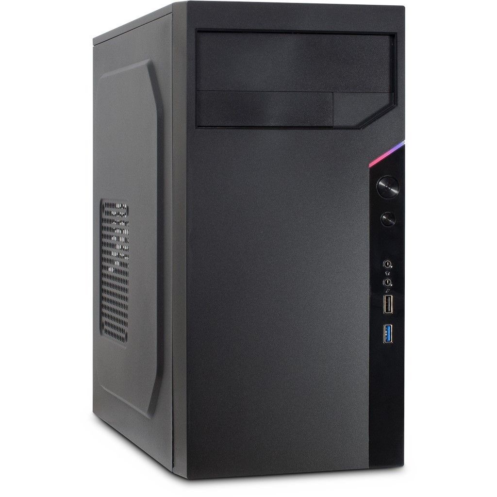 INTER-TECH  IT-6505 Retro Micro Tower Black