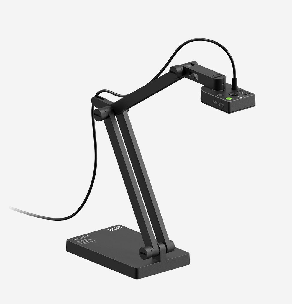 IPEVO V4K-13MP ULTRA document camera Black