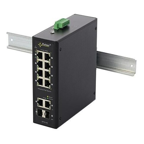 PULSAR ISFG108 Industrial PoE Switch (8xPoE